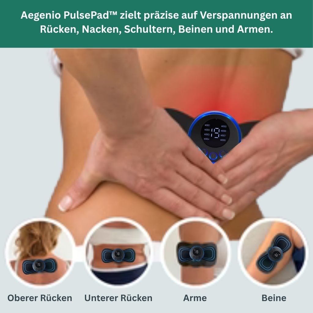 Aegenio PulsePad™ – Spürbare Muskelentspannung