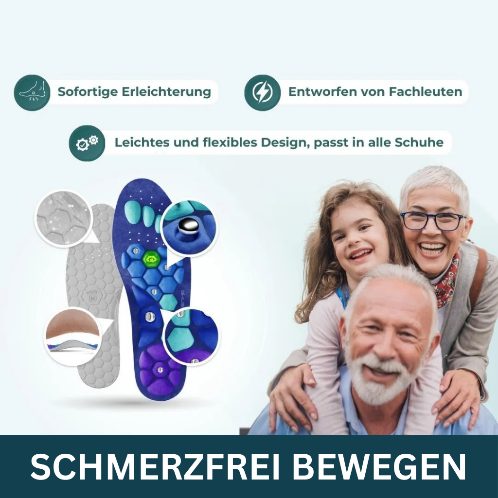 Aegenio NeuroSole® - Magnetische Einlegesohlen
